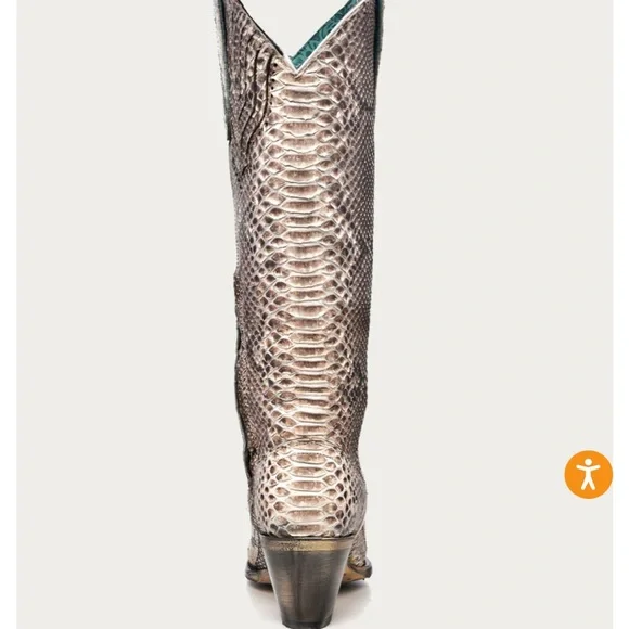 Genuine Snakeskin Leather Western Boots - Picture 5 of 6